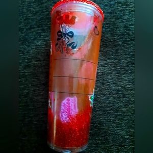 Valentines Glitter Tumblers-Roses